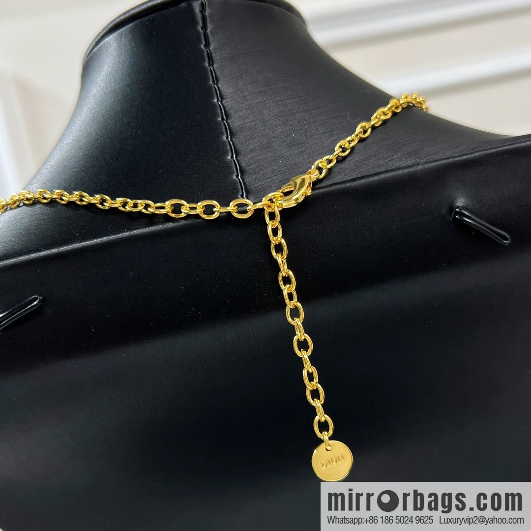 New ☑️ Dior CD full diamond necklace