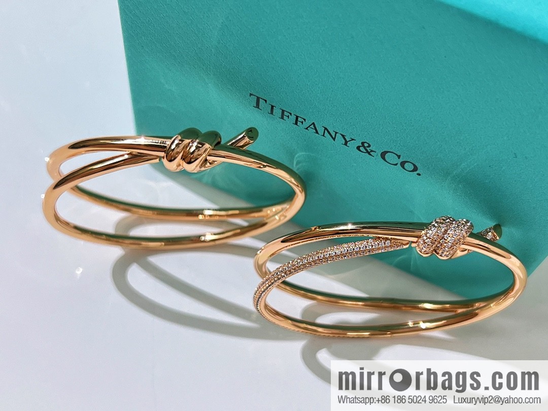 Tiffany & co. Tiffany & Co. Tiffany Knot series, double row hinged bracelet