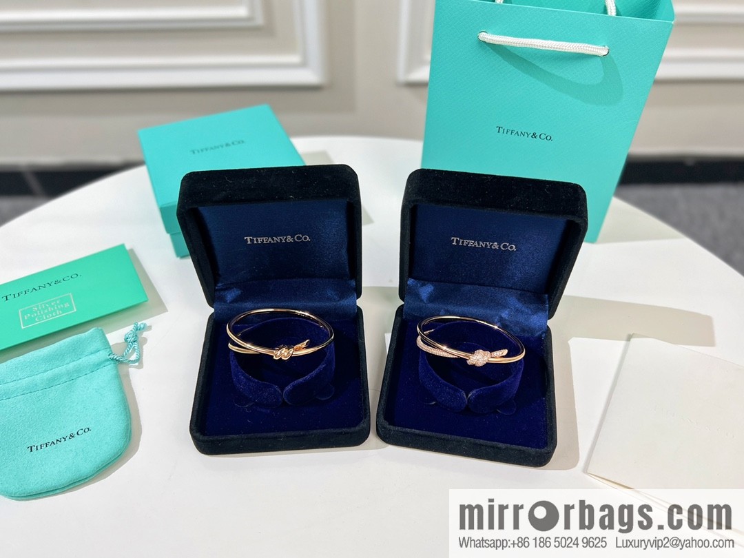 Tiffany & co. Tiffany & Co. Tiffany Knot series, double row hinged bracelet