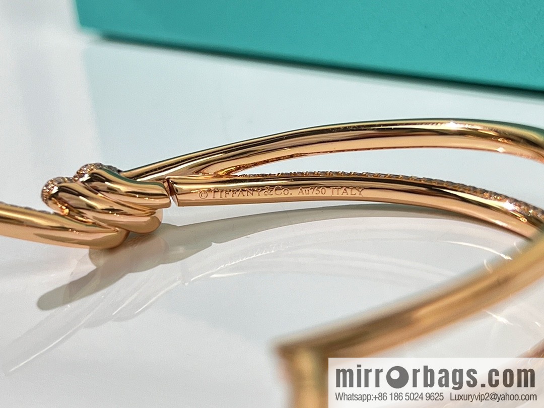 Tiffany & co. Tiffany & Co. Tiffany Knot series, double row hinged bracelet