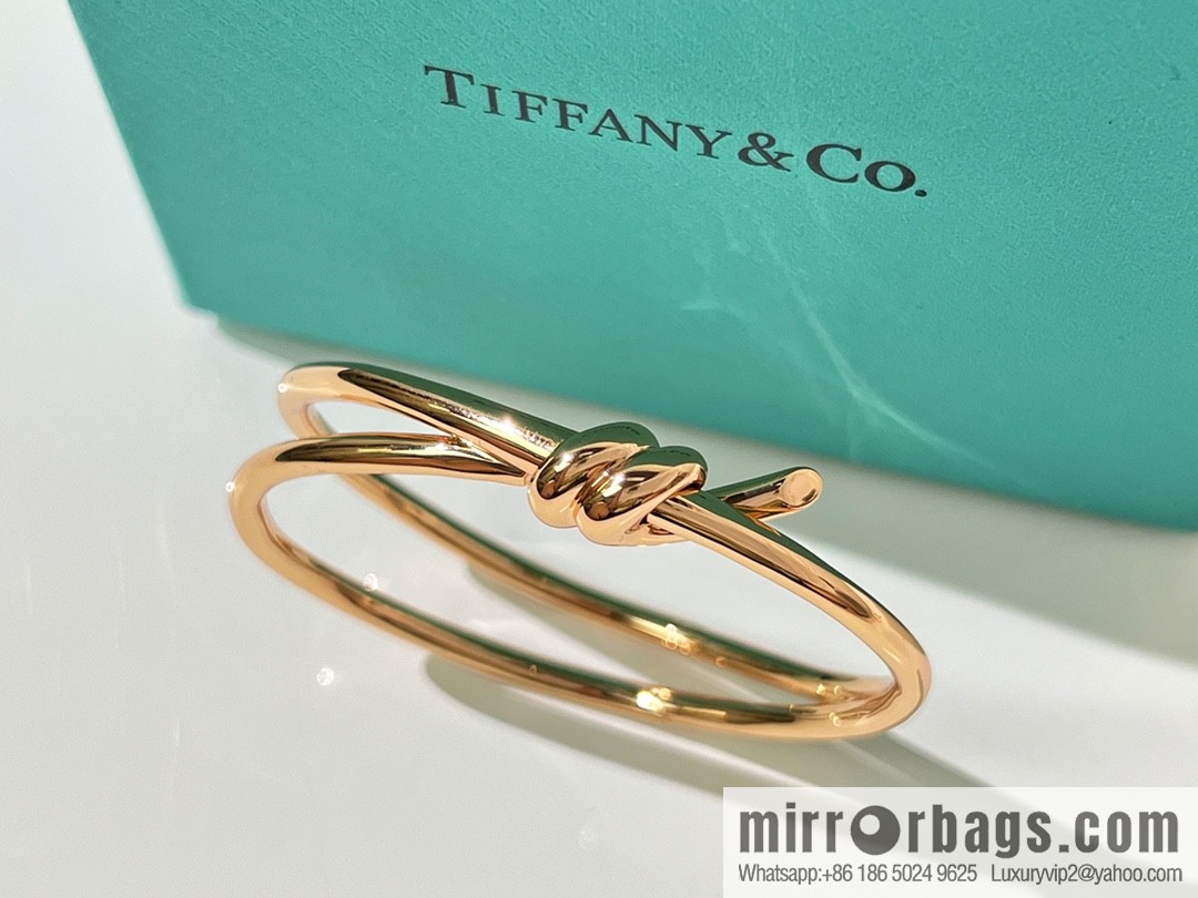 Tiffany & co. Tiffany & Co. Tiffany Knot series, double row hinged bracelet