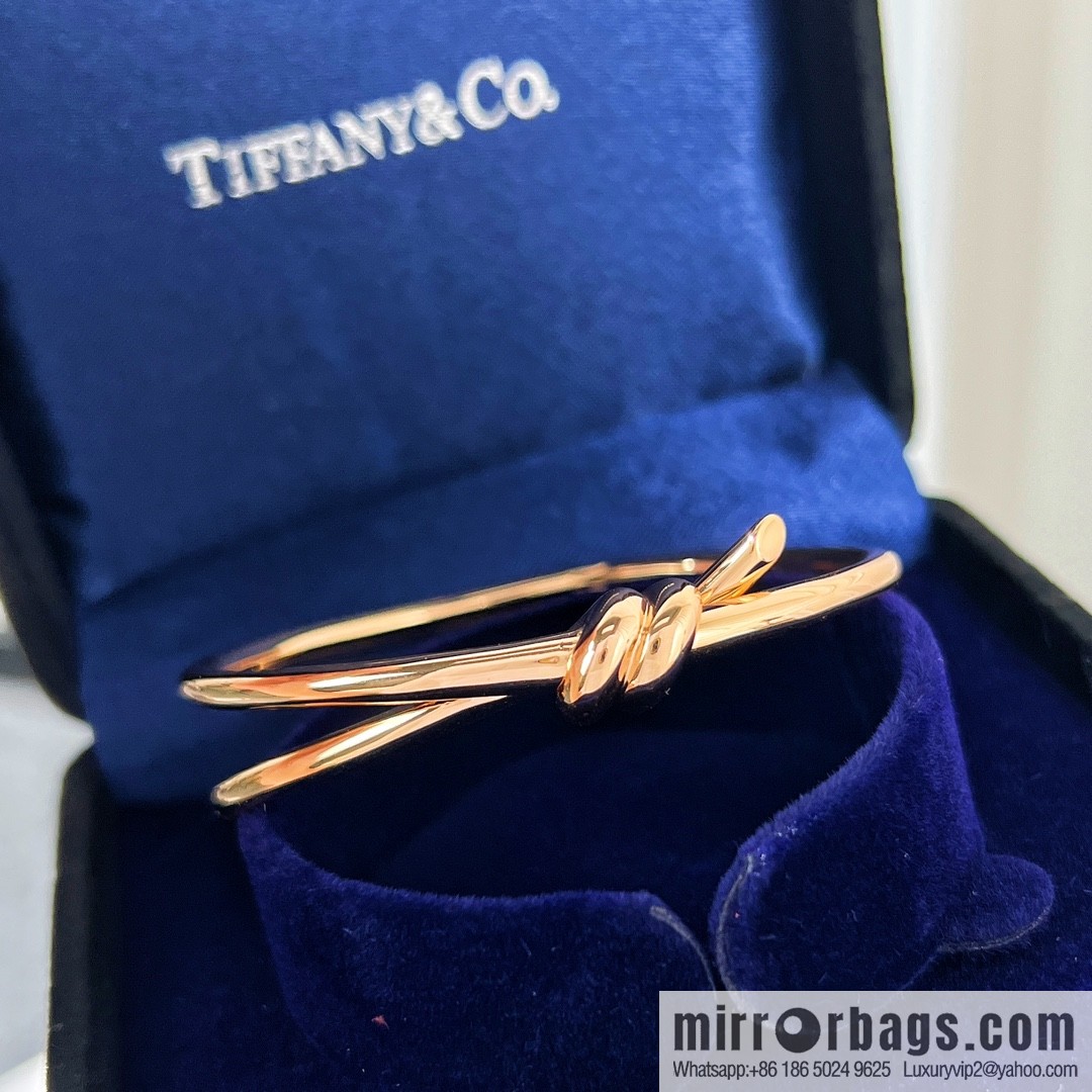 Tiffany & co. Tiffany & Co. Tiffany Knot series, double row hinged bracelet