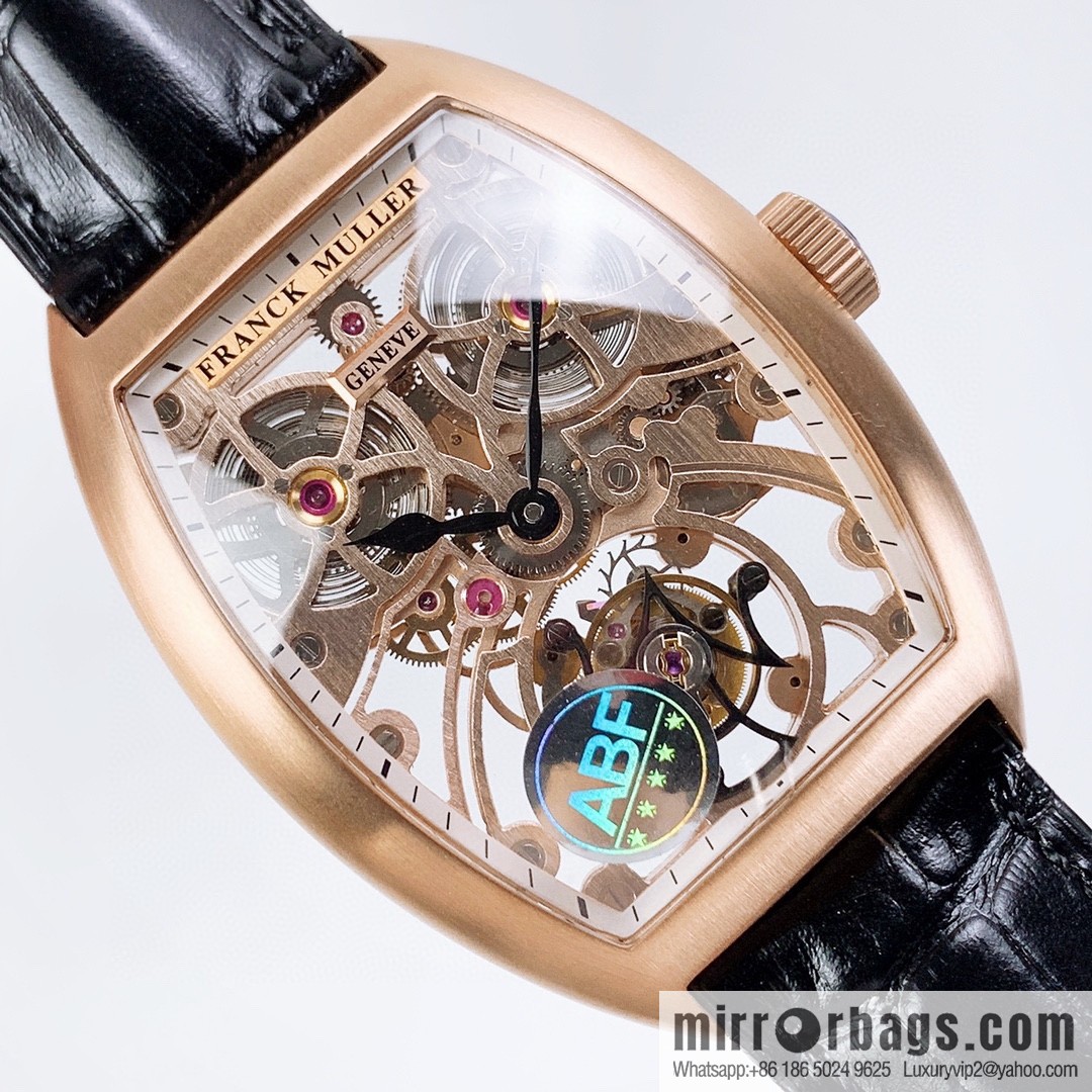 ABF Frankfurt FM 8889 Tourbillon Series: Cask Series 🎮 Style: 8889 TF SQT BR D7 Men's Watch