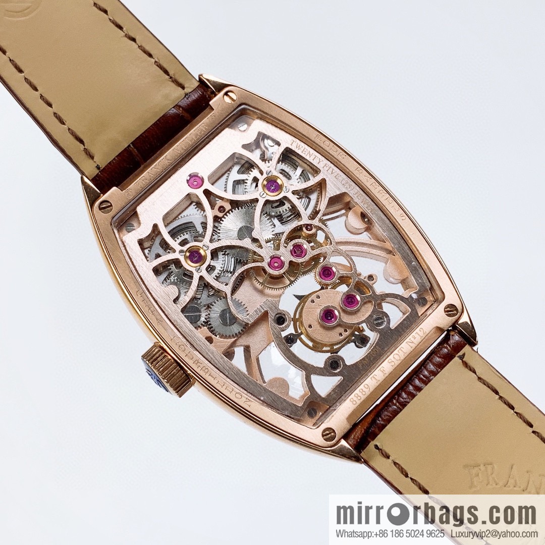 ABF Frankfurt FM 8889 Tourbillon Series: Cask Series 🎮 Style: 8889 TF SQT BR D7 Men's Watch