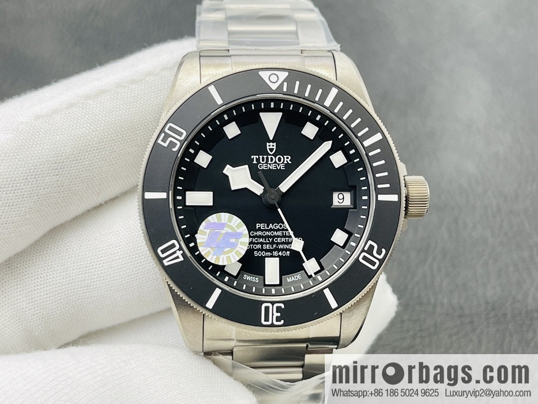 ZF best masterpiece, Di Tuo 25500TN black titanium potato series classic watch
