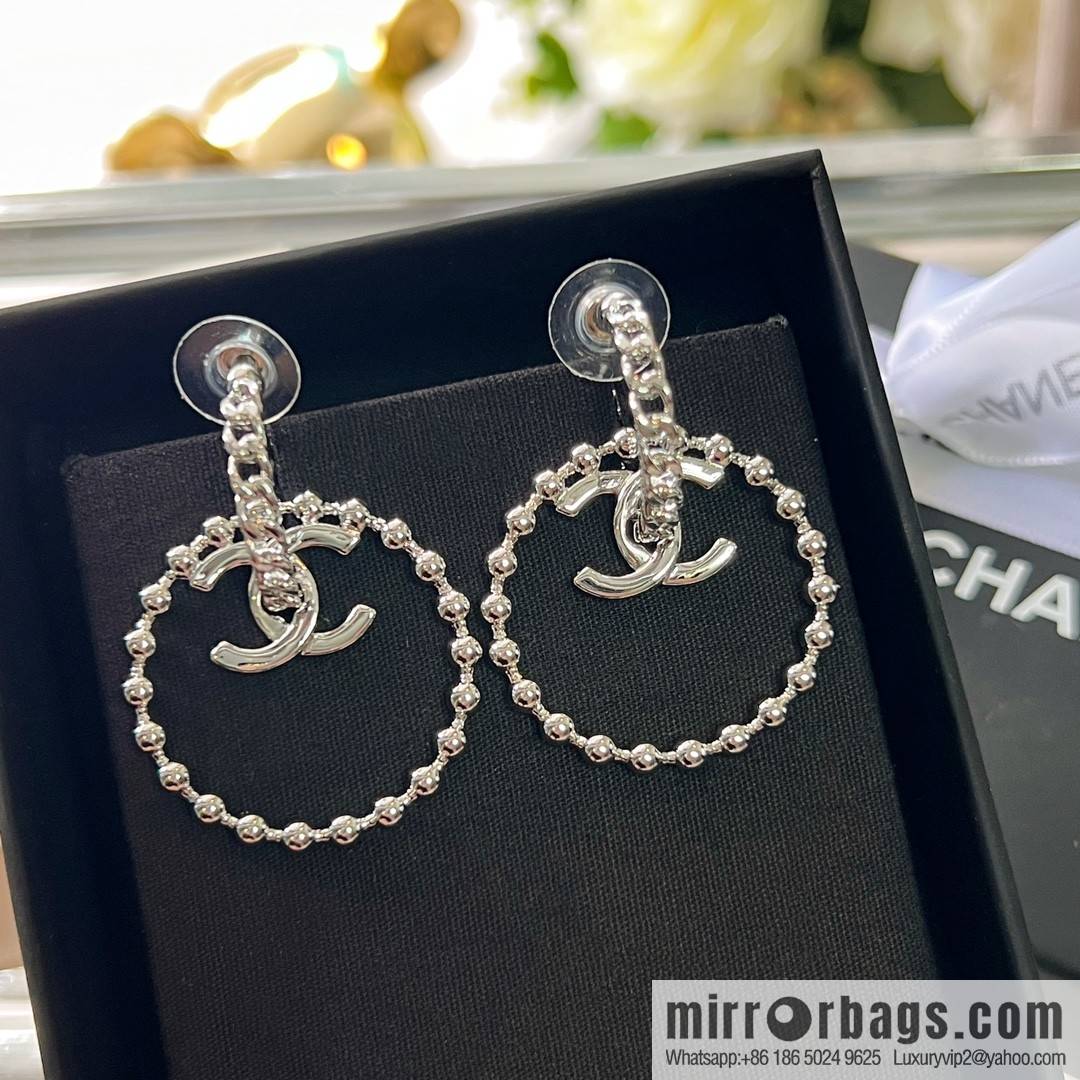 New ☑️ Chanel double c ring earrings
