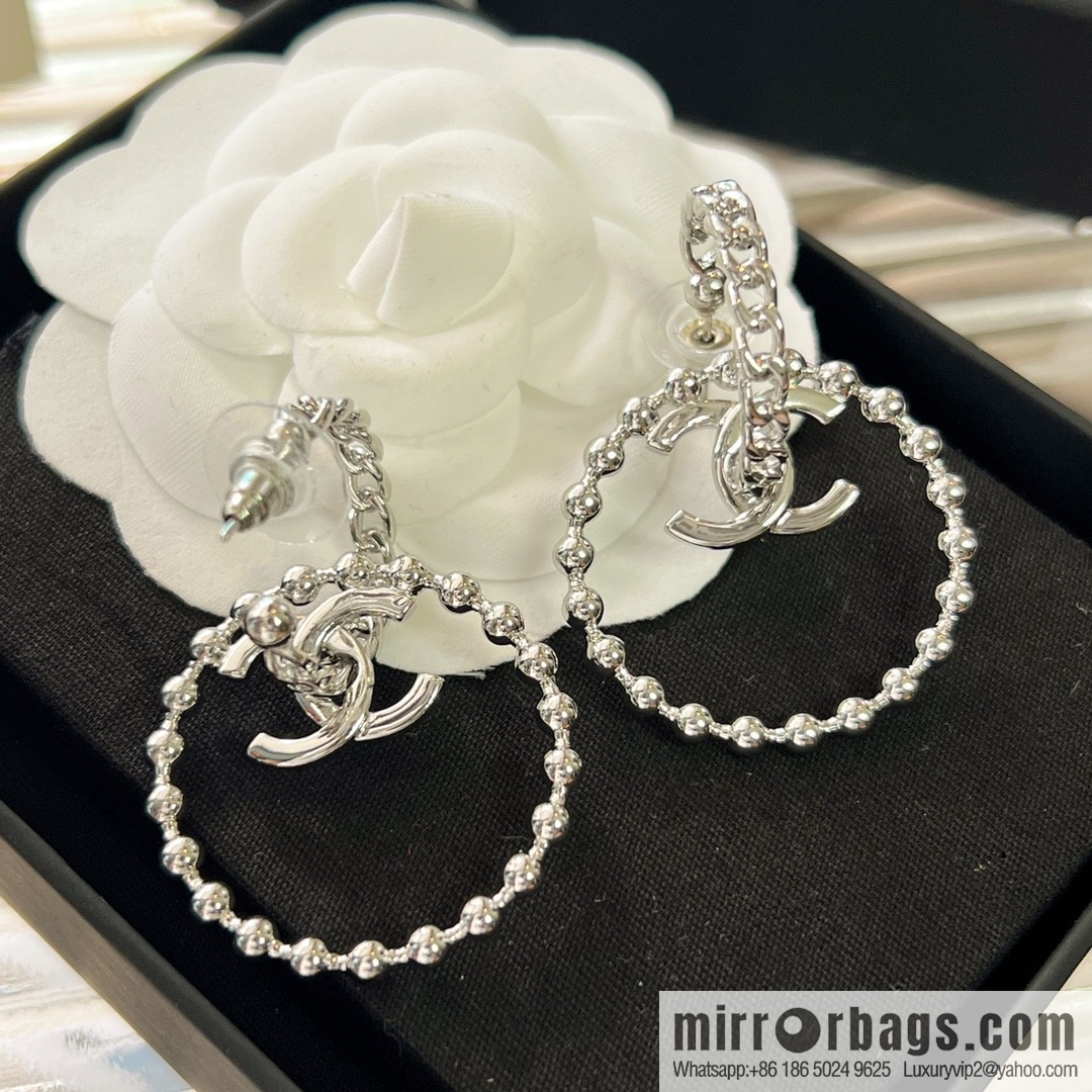 New ☑️ Chanel double c ring earrings