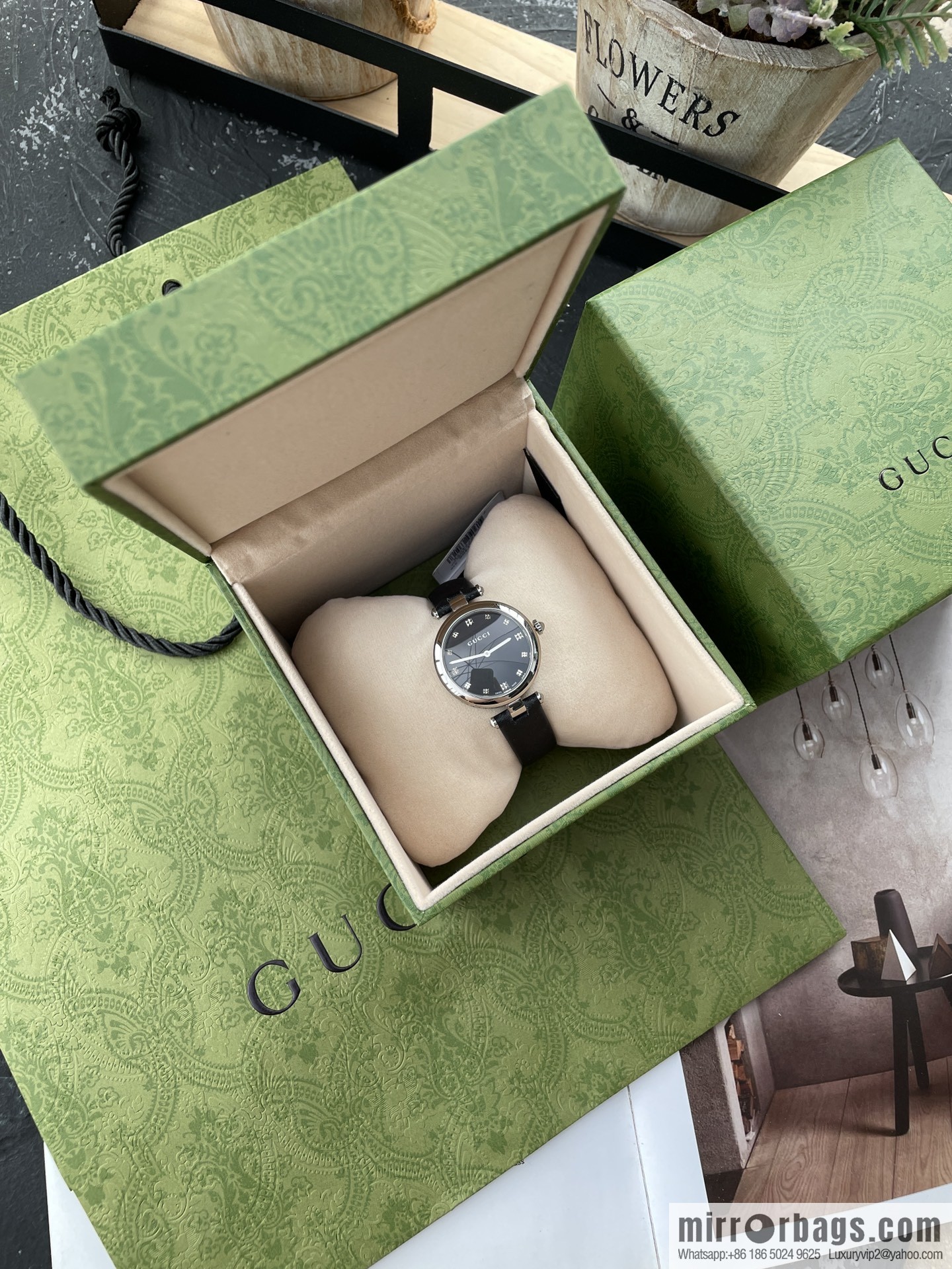 Gucci/Gucci quartz women's watch, original Swiss movement