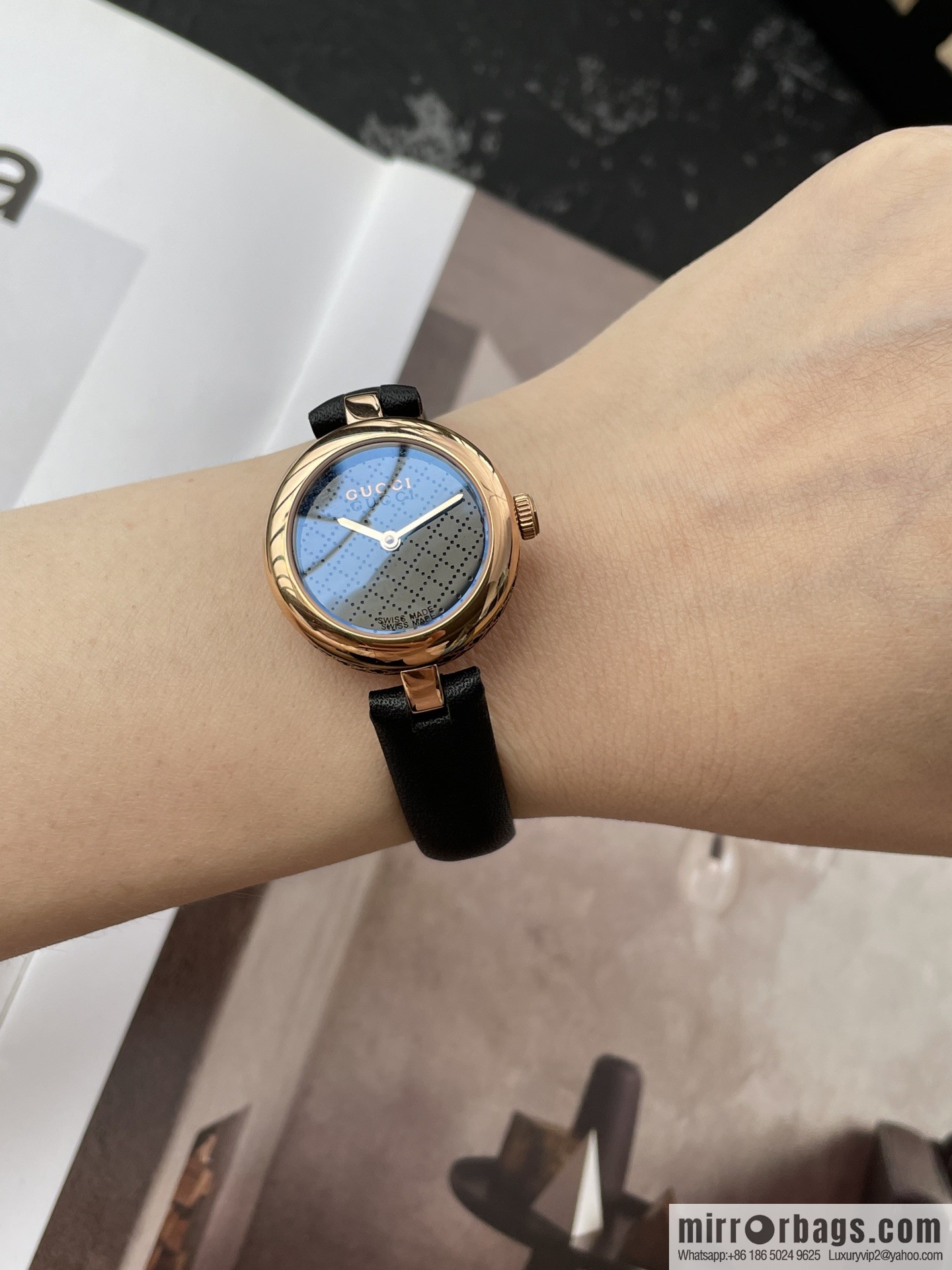 Gucci/Gucci quartz women's watch, original Swiss movement