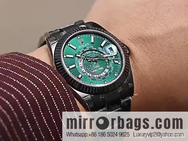 H8 new Yin Yang Rolex Sky-Dweller Skywalker longitudinal bezel with Rolex Ring Command triangular pit pattern