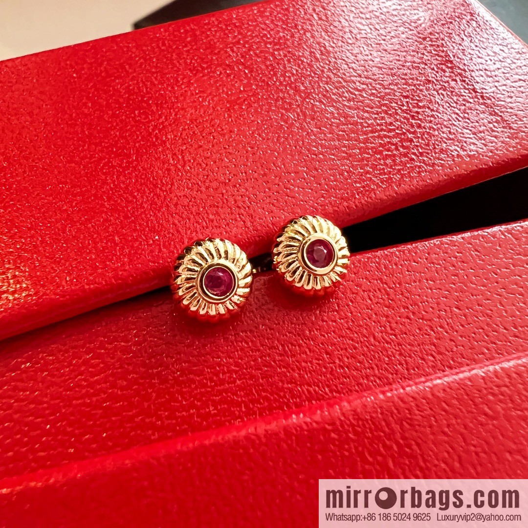 Qeelin, ruby stud earrings