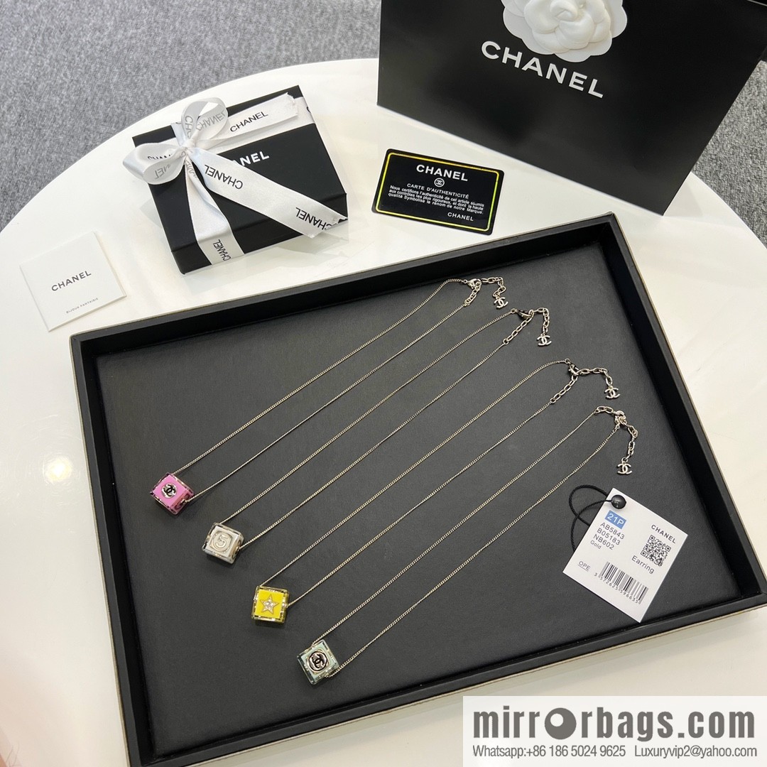 New ☑️ Chanel dice 🎲 acrylic necklace