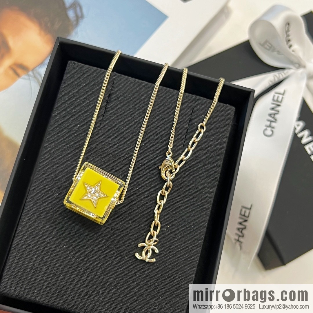 New ☑️ Chanel dice 🎲 acrylic necklace