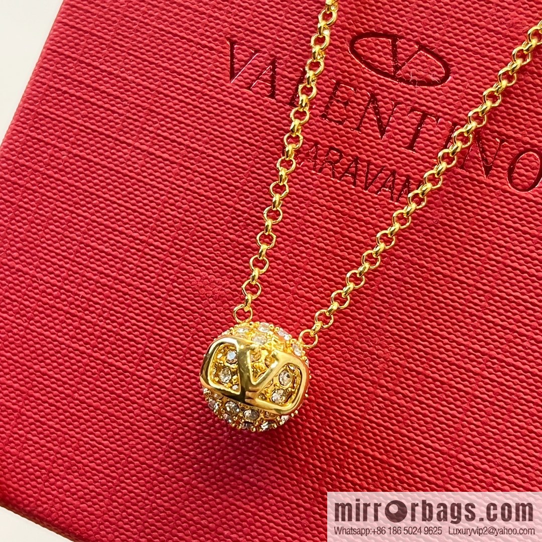 New ☑️ Valentino full diamond necklace