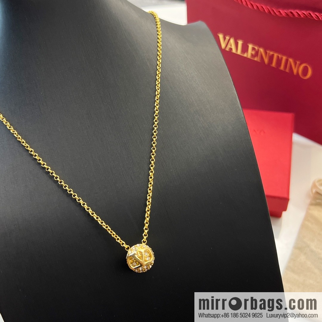 New ☑️ Valentino full diamond necklace