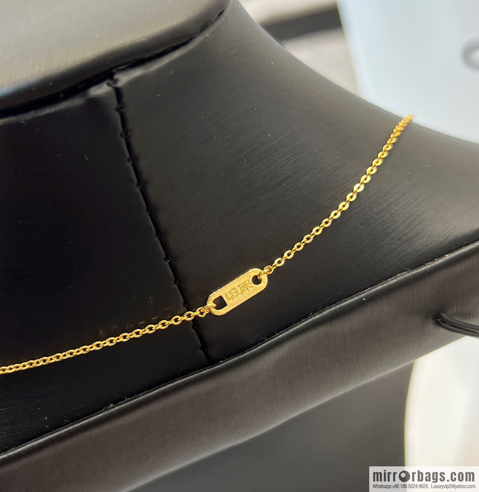 Celine Arc de Triomphe fringed necklace earrings