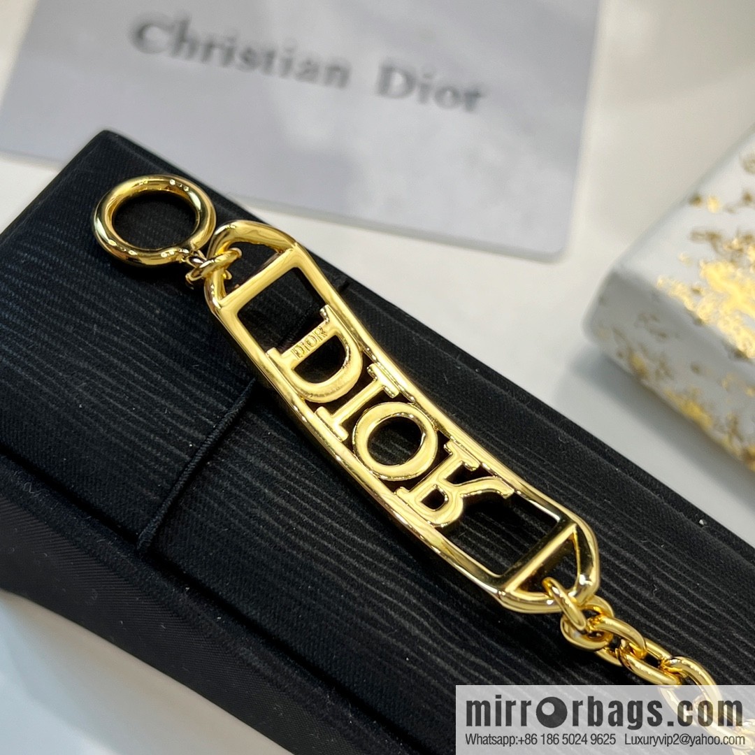 New ☑️ Dior full diamond letter necklace bracelet