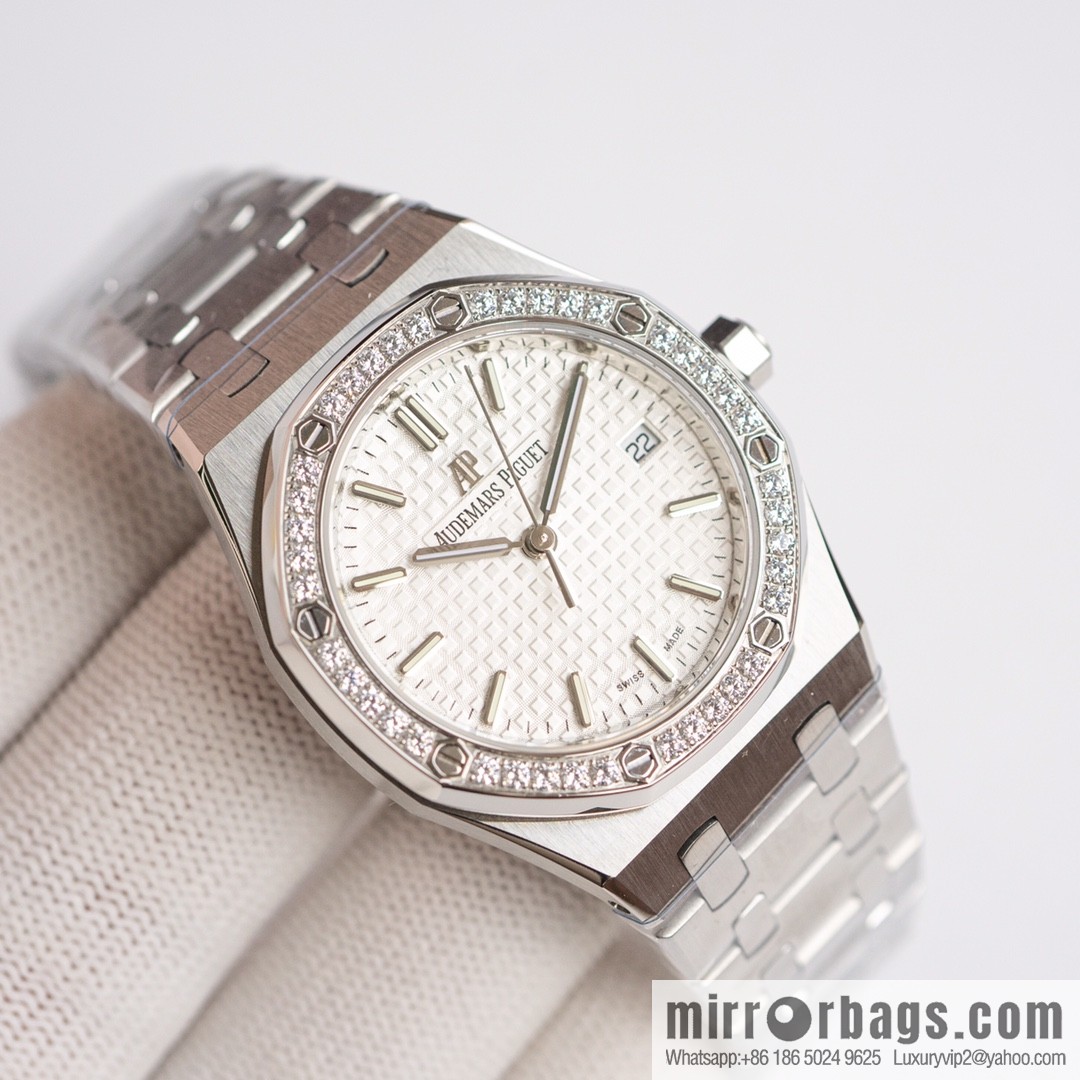 8F Audemars Piguet mechanical women's watch 77350 77351 model, 34mm diameter Royal Oak series self-winding watch
