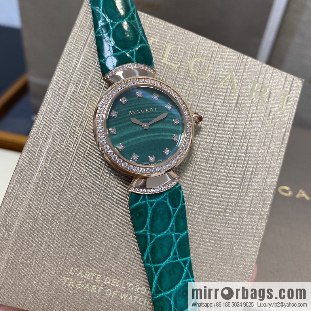 The DIVAS'DREAM women's quartz watch launched by Bulgari, a famous Italian luxury jewelry brand