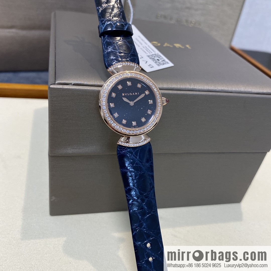 The DIVAS'DREAM women's quartz watch launched by Bulgari, a famous Italian luxury jewelry brand