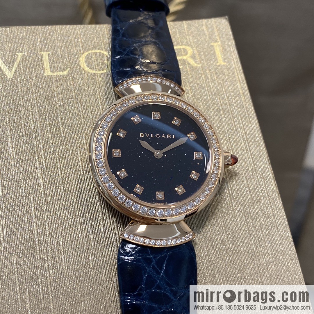 The DIVAS'DREAM women's quartz watch launched by Bulgari, a famous Italian luxury jewelry brand