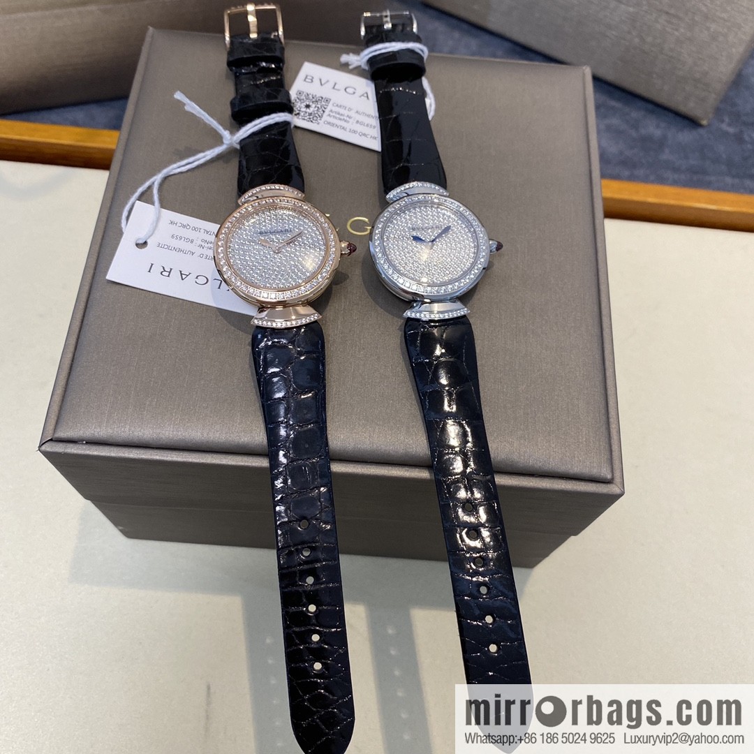 The DIVAS'DREAM women's quartz watch launched by Bulgari, a famous Italian luxury jewelry brand