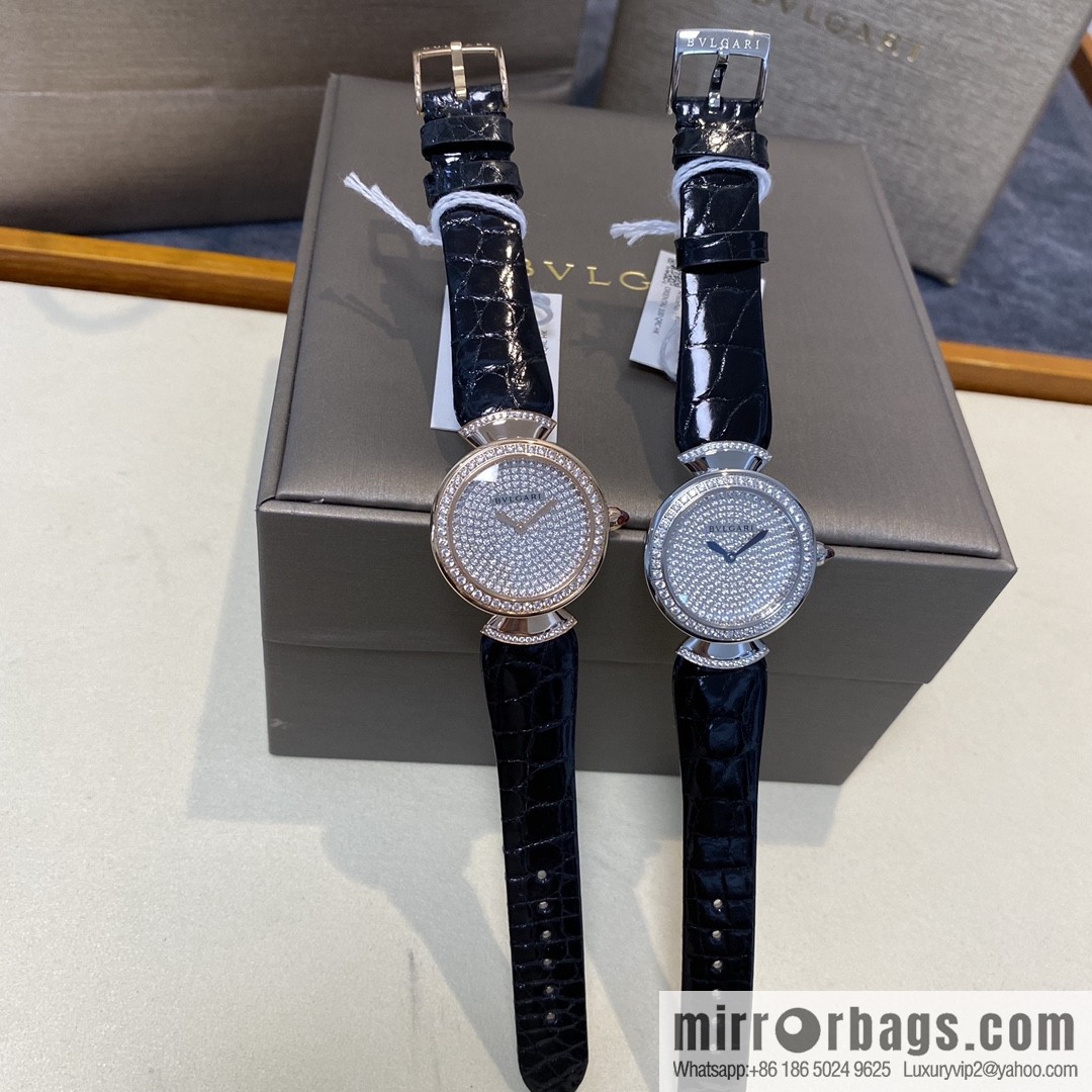 The DIVAS'DREAM women's quartz watch launched by Bulgari, a famous Italian luxury jewelry brand