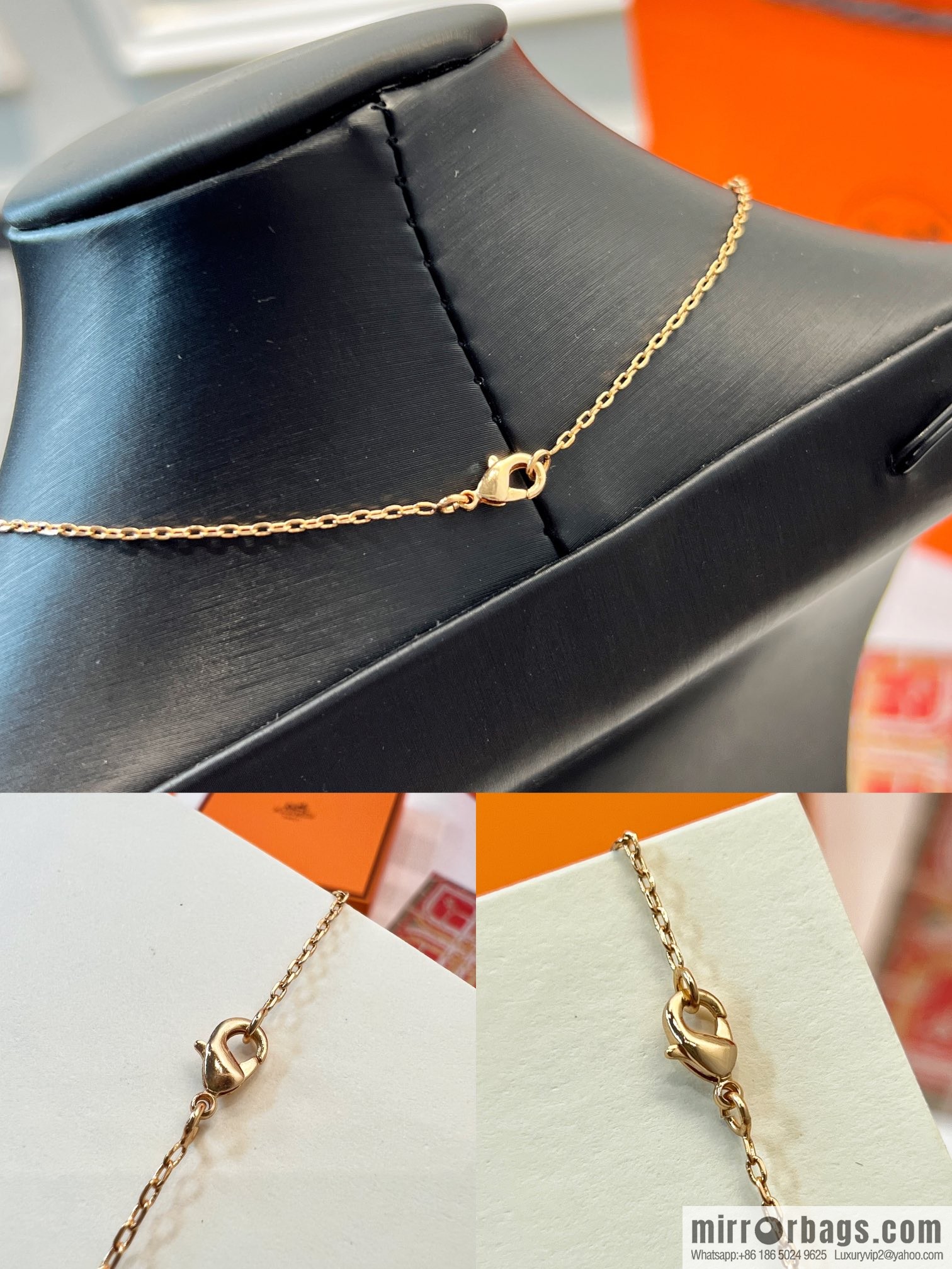 Blood of dynasty Hermès HERMES H necklace