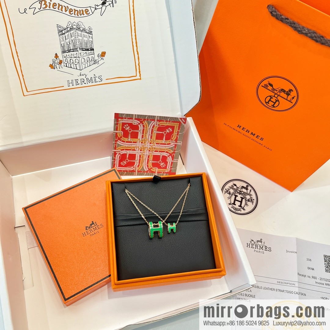 Blood of dynasty Hermès HERMES H necklace