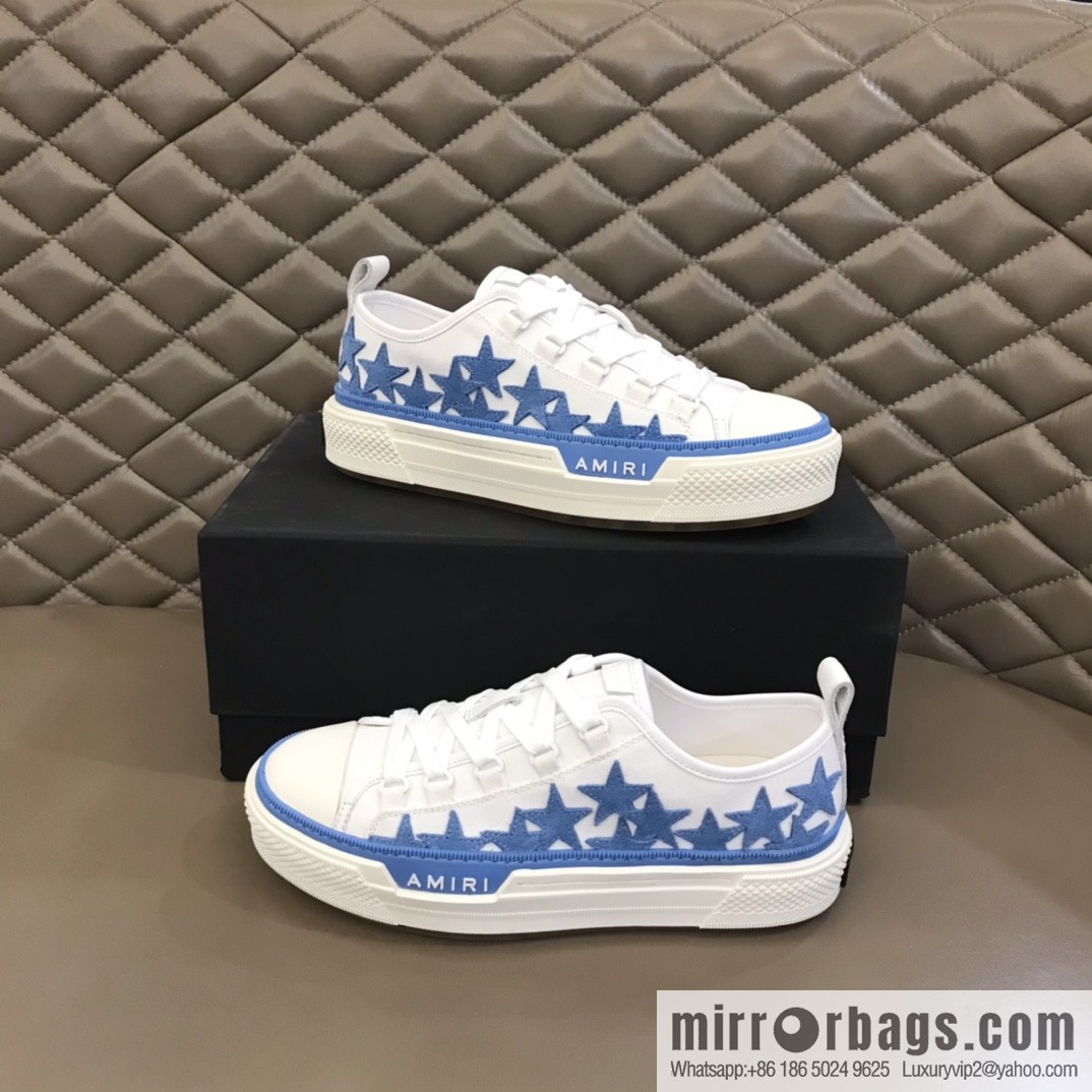 Amiri low-top sneakers men's casual canvas sneakers