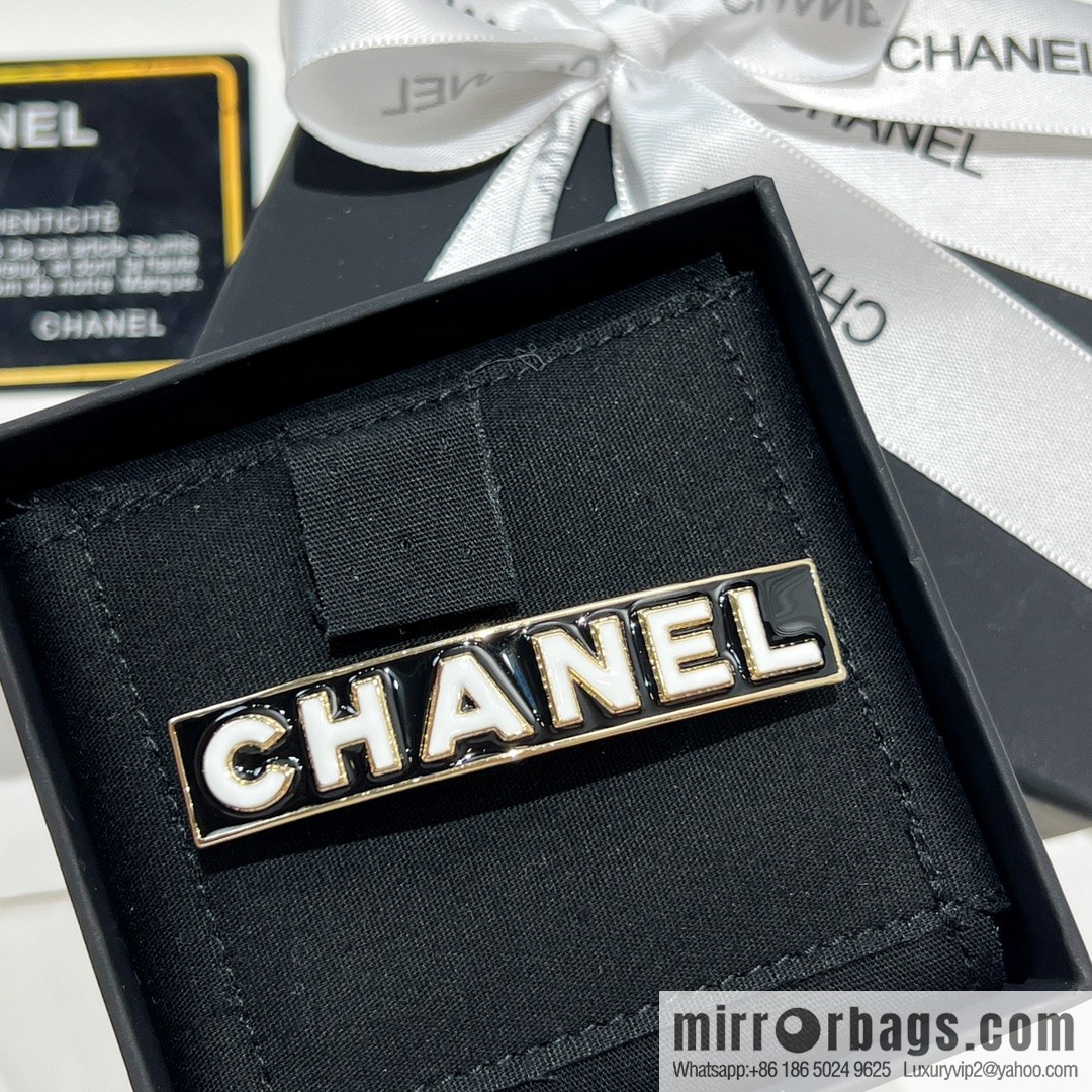 New ☑️ Chanel black oil drop letter hairpin hairpin