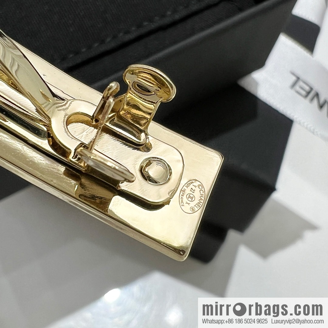 New ☑️ Chanel black oil drop letter hairpin hairpin
