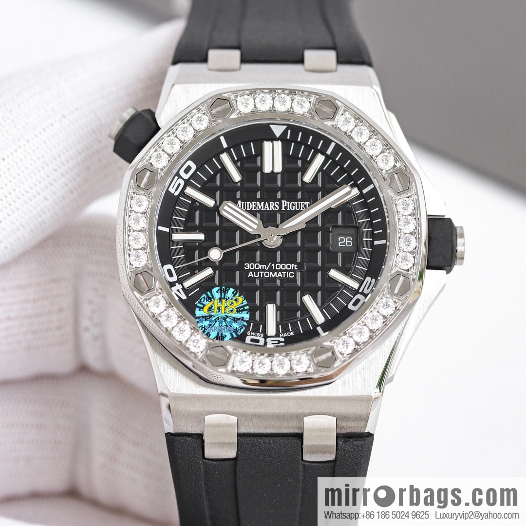 Audemars Piguet, Royal Oak 15710 👺 imported 3120 mechanical movement with mozzarella diamond ring