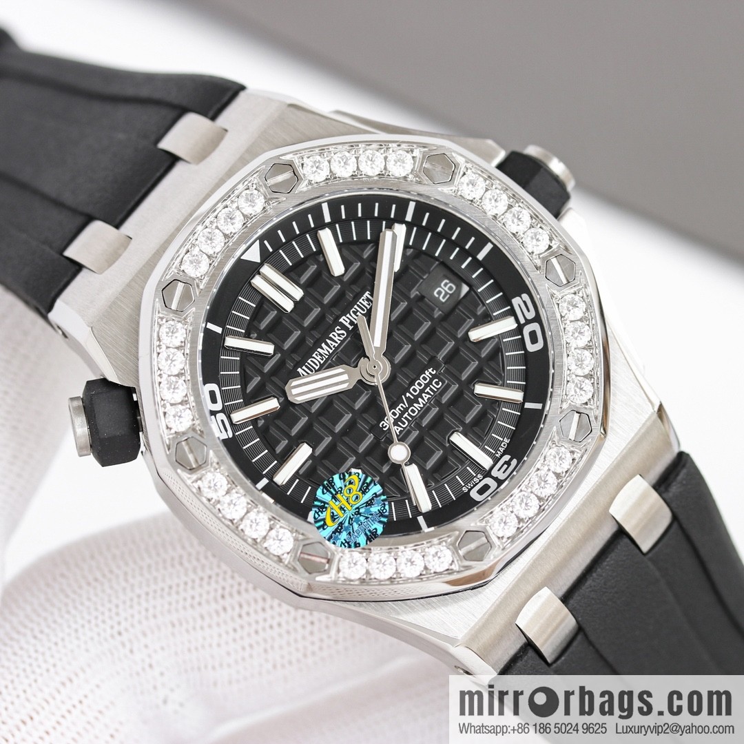 Audemars Piguet, Royal Oak 15710 👺 imported 3120 mechanical movement with mozzarella diamond ring