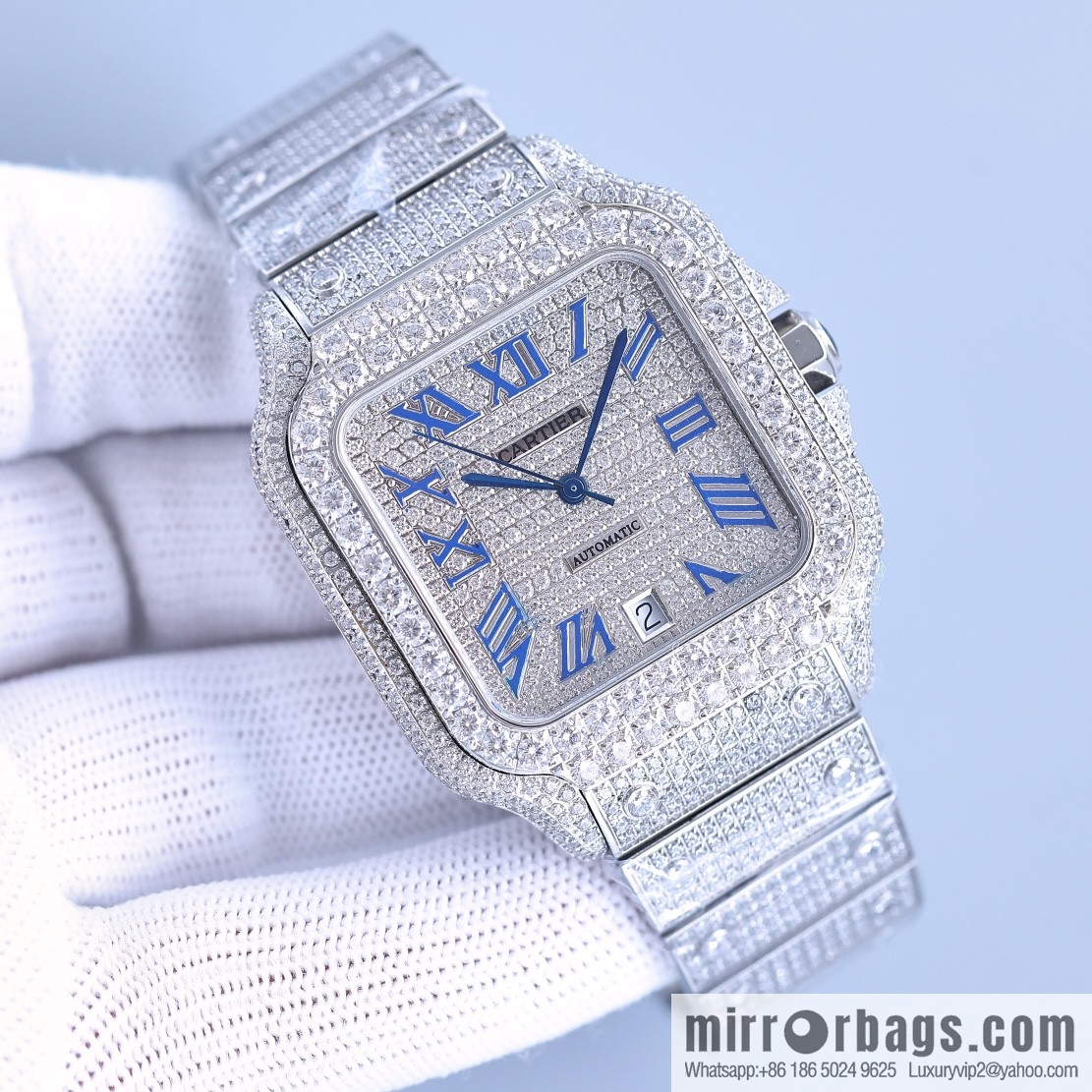 The new Cartier Santos Gypsy features a stable 8215 movement watch