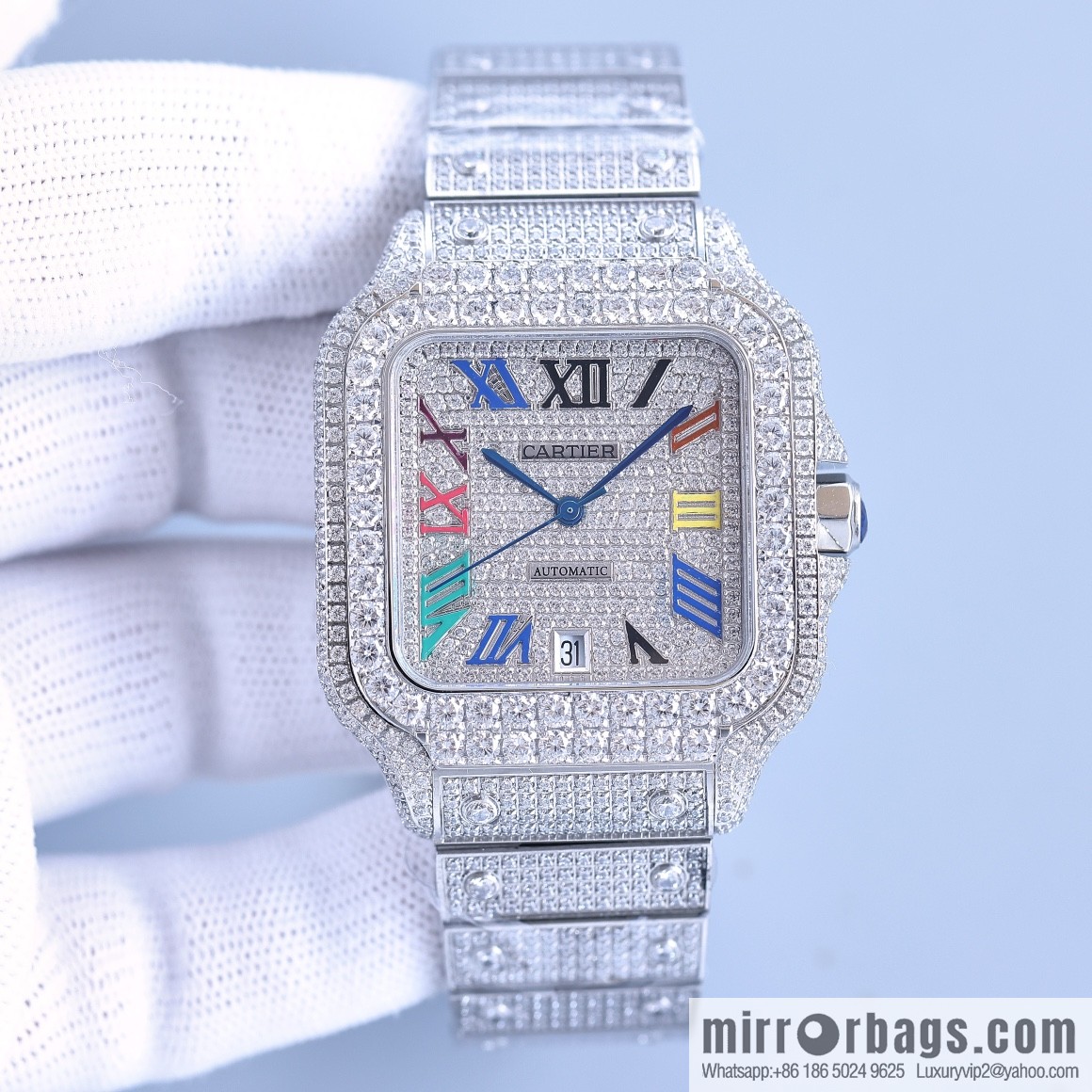 The new Cartier Santos Gypsy features a stable 8215 movement watch