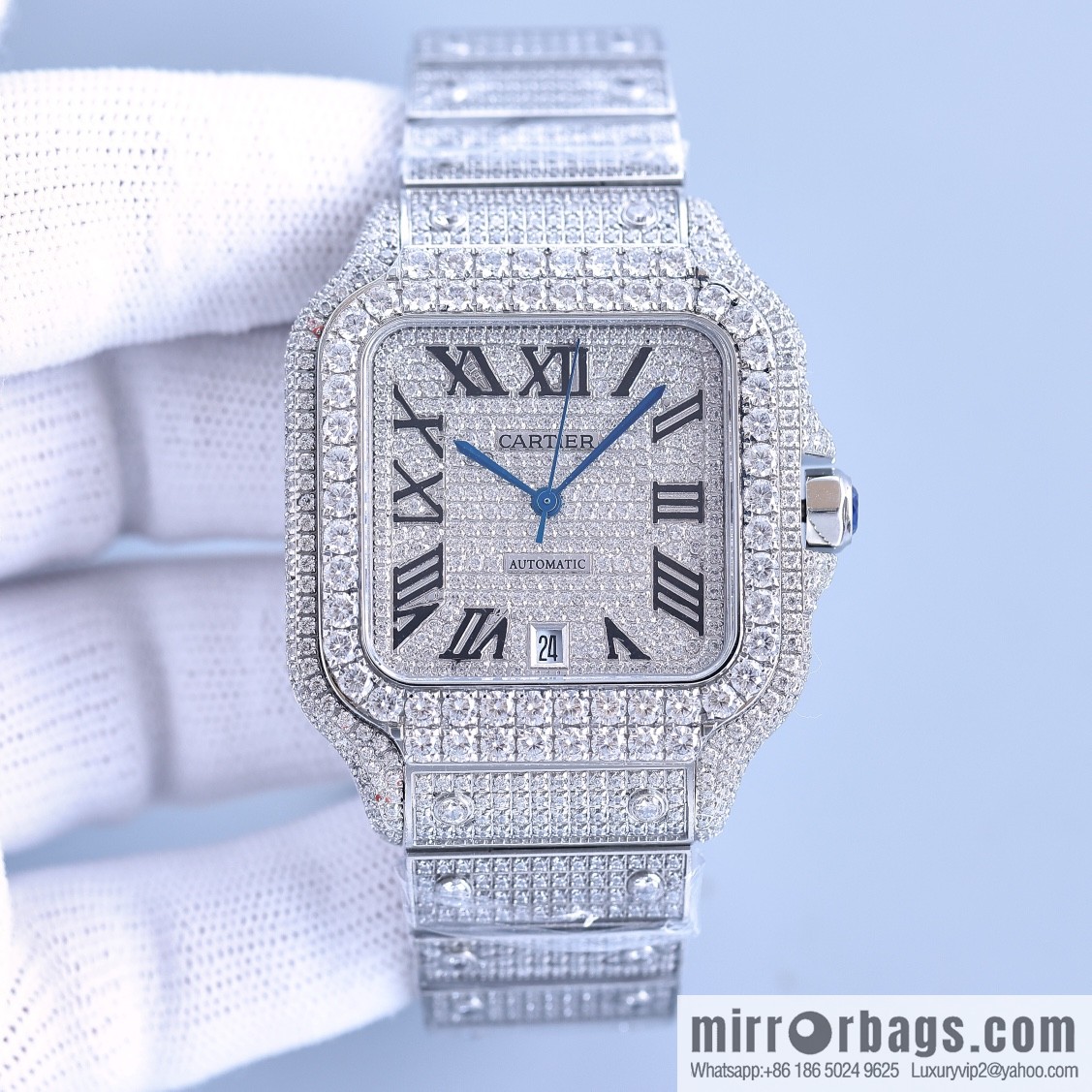 The new Cartier Santos Gypsy features a stable 8215 movement watch