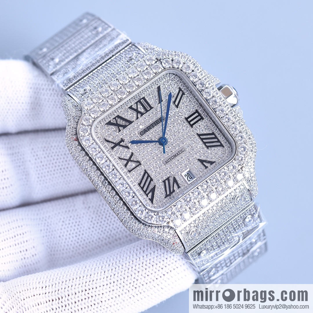 The new Cartier Santos Gypsy features a stable 8215 movement watch