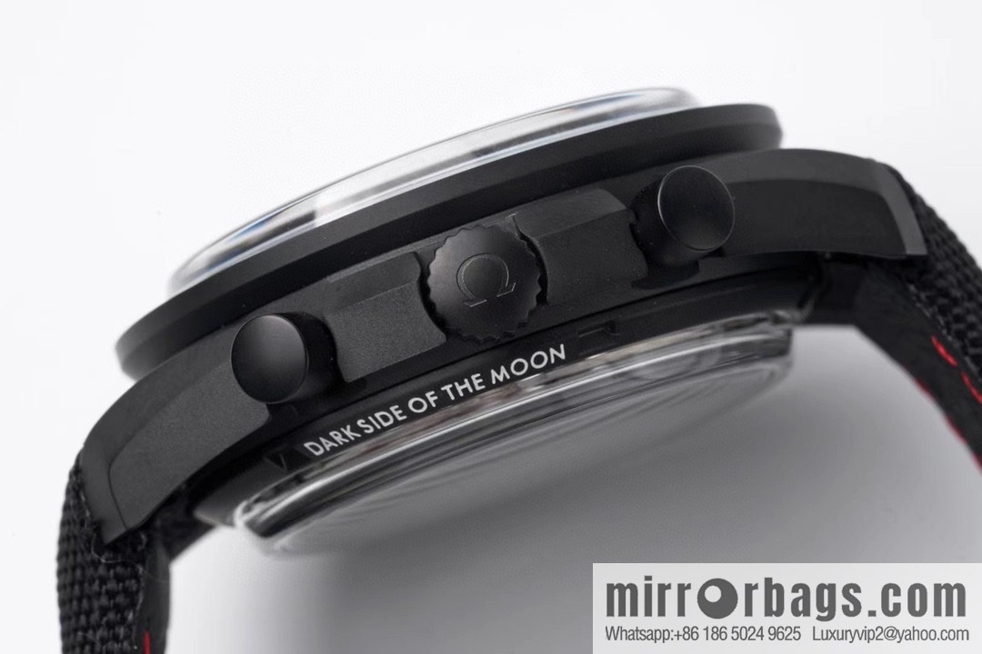 OMEGA Omega, Speedmaster series Dark Side of the Moon 🎮 OB2 running seconds chronograph mechanical men's watch, equipped with stable original 9300 automatic movement