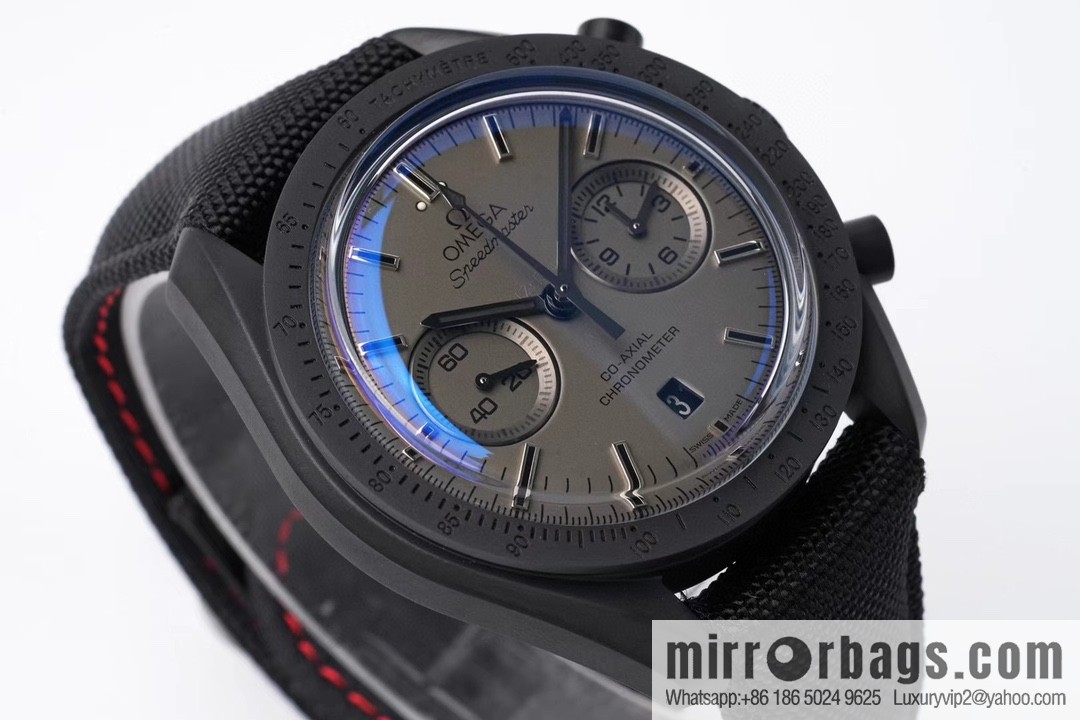 OMEGA Omega, Speedmaster series Dark Side of the Moon 🎮 OB2 running seconds chronograph mechanical men's watch, equipped with stable original 9300 automatic movement