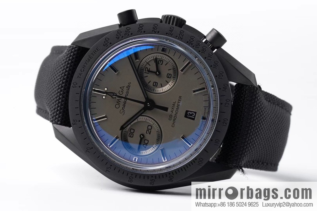 OMEGA Omega, Speedmaster series Dark Side of the Moon 🎮 OB2 running seconds chronograph mechanical men's watch, equipped with stable original 9300 automatic movement