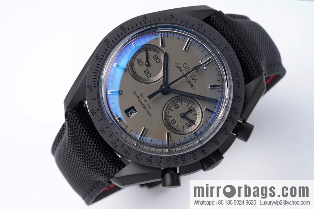 OMEGA Omega, Speedmaster series Dark Side of the Moon 🎮 OB2 running seconds chronograph mechanical men's watch, equipped with stable original 9300 automatic movement