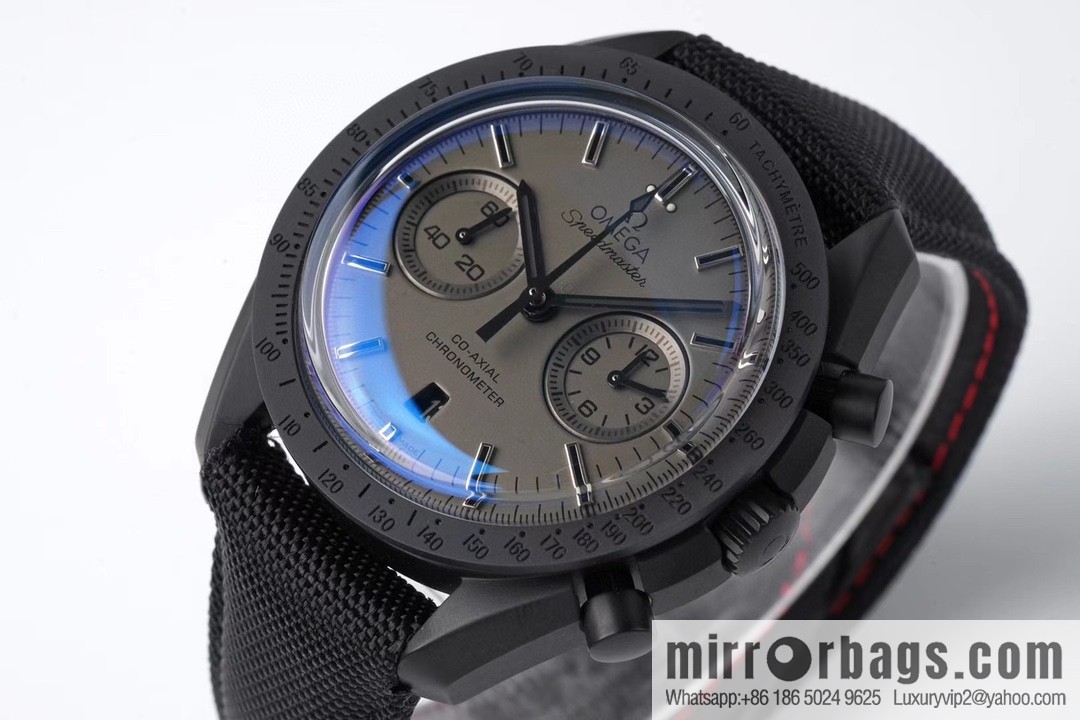 OMEGA Omega, Speedmaster series Dark Side of the Moon 🎮 OB2 running seconds chronograph mechanical men's watch, equipped with stable original 9300 automatic movement