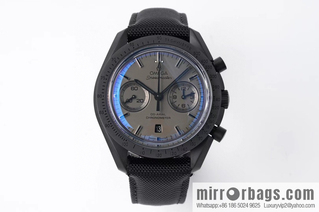 OMEGA Omega, Speedmaster series Dark Side of the Moon 🎮 OB2 running seconds chronograph mechanical men's watch, equipped with stable original 9300 automatic movement