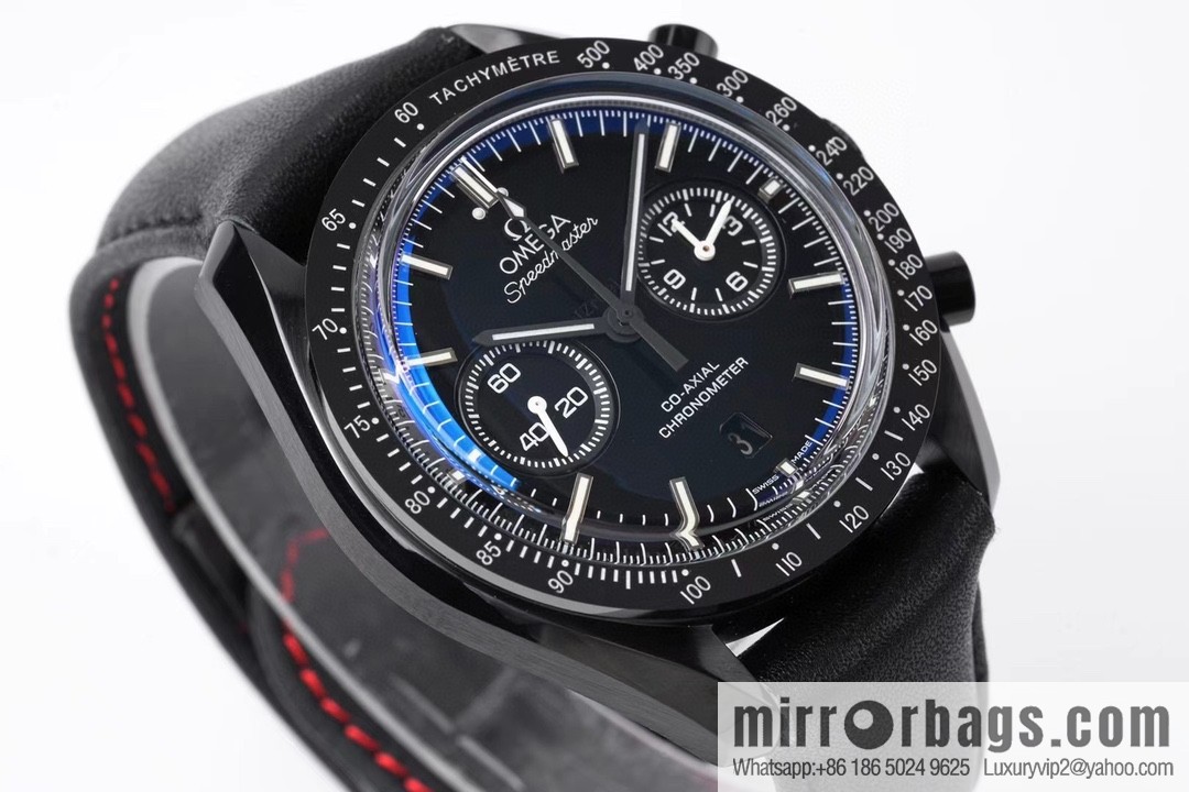 OMEGA Omega, Speedmaster series Dark Side of the Moon 🎮 OB2 running seconds chronograph mechanical men's watch, equipped with stable original 9300 automatic movement