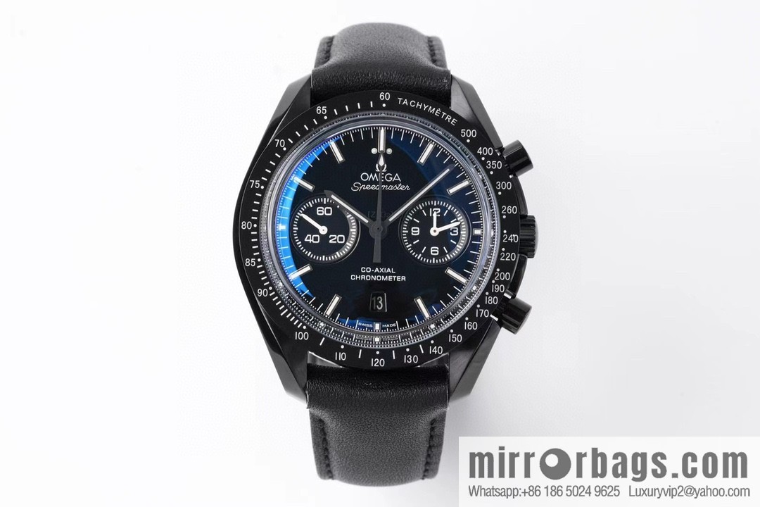 OMEGA Omega, Speedmaster series Dark Side of the Moon 🎮 OB2 running seconds chronograph mechanical men's watch, equipped with stable original 9300 automatic movement
