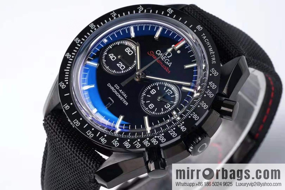 OMEGA Omega, Speedmaster series Dark Side of the Moon 🎮 OB2 running seconds chronograph mechanical men's watch, equipped with stable original 9300 automatic movement