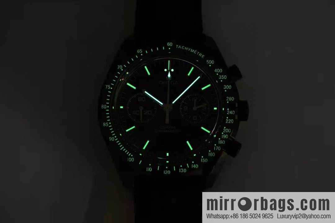 OMEGA Omega, Speedmaster series Dark Side of the Moon 🎮 OB2 running seconds chronograph mechanical men's watch, equipped with stable original 9300 automatic movement