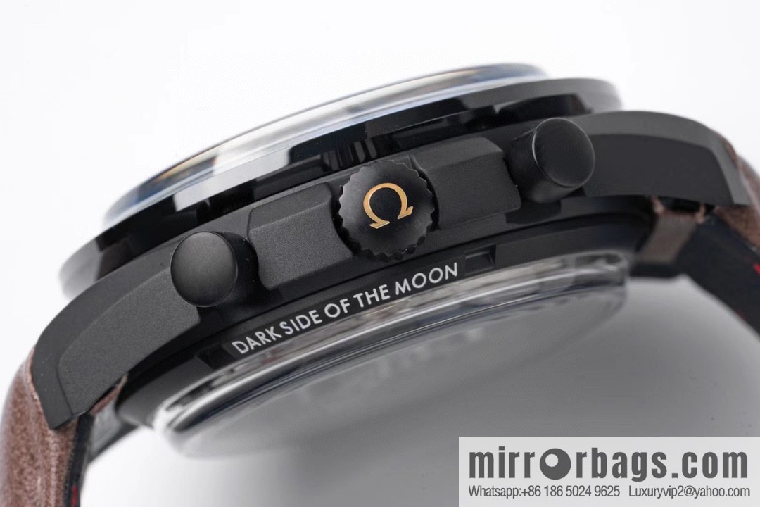 OMEGA Omega, Speedmaster series Dark Side of the Moon 🎮 OB2 running seconds chronograph mechanical men's watch, equipped with stable original 9300 automatic movement