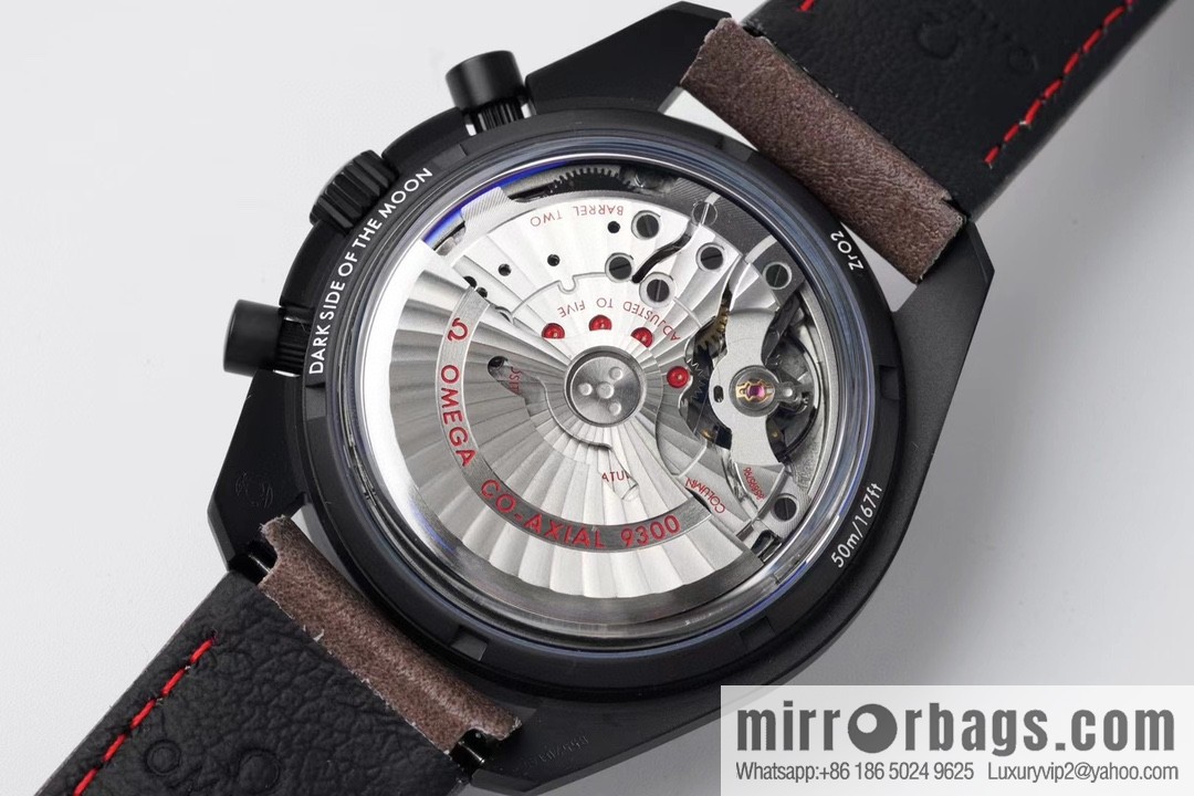 OMEGA Omega, Speedmaster series Dark Side of the Moon 🎮 OB2 running seconds chronograph mechanical men's watch, equipped with stable original 9300 automatic movement